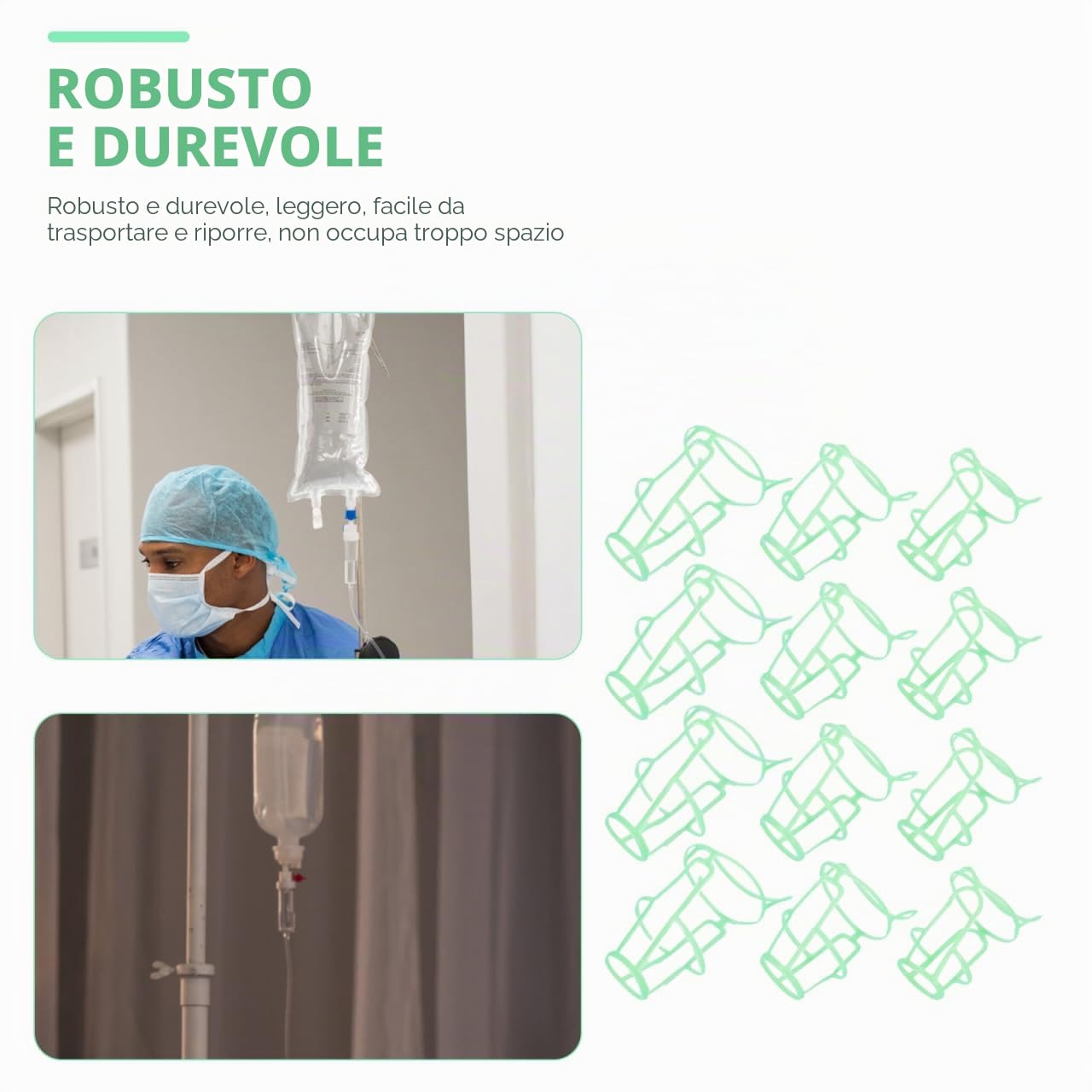 36 Pezzi Rete Sospesa Per Flacone Di Infusione Coperture Per Bottiglie Saline Reti in Plastica Resistente Portaborraccia Sospeso Per Soluzione Salina Portaflaconi Per Uso Ospedaliero E Domestico