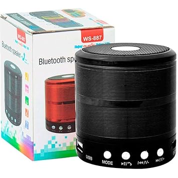 ShopAIS WS-887 Wireless Bluetooth Speaker (Black)