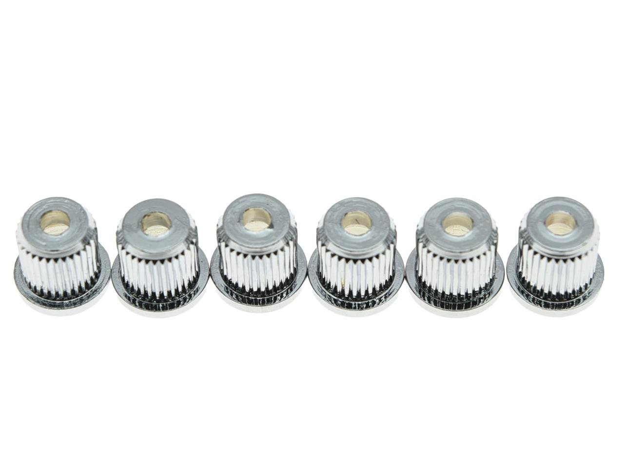 Set Of 6 String-Thru Body Ferrules, 5/16 Inch, Perfect For American Telecaster & Similar Guitars