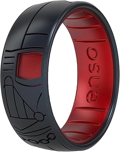 Enso Rings Etched Star Wars - Classic Silicone Ring - Comfortable and Flexible Design