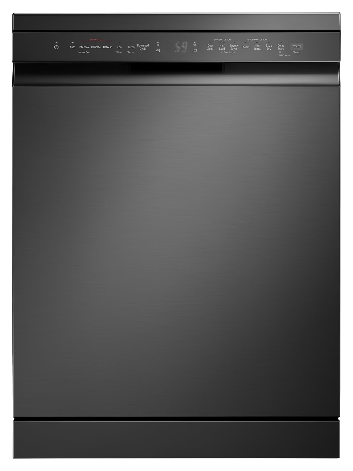 LG 15 Place Settings with TrueSteam Technology Freestanding Dishwasher (DFB435FM, Matte Black, Auto Open Door, QuadWash, EasyRack Plus-Easy to load all types of utensils, Direct Drive Motor & Wi-Fi)-image-25