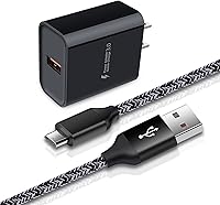 Vista 1 de Adaptive Fast Charger Android Charger for Samsung Galaxy S7 Edge S6 S5 J3 J3V J7 J7V J5,Moto G5 G4 E6 E5 E4,LG Stylo 3 2 G4 K50 K40 K22