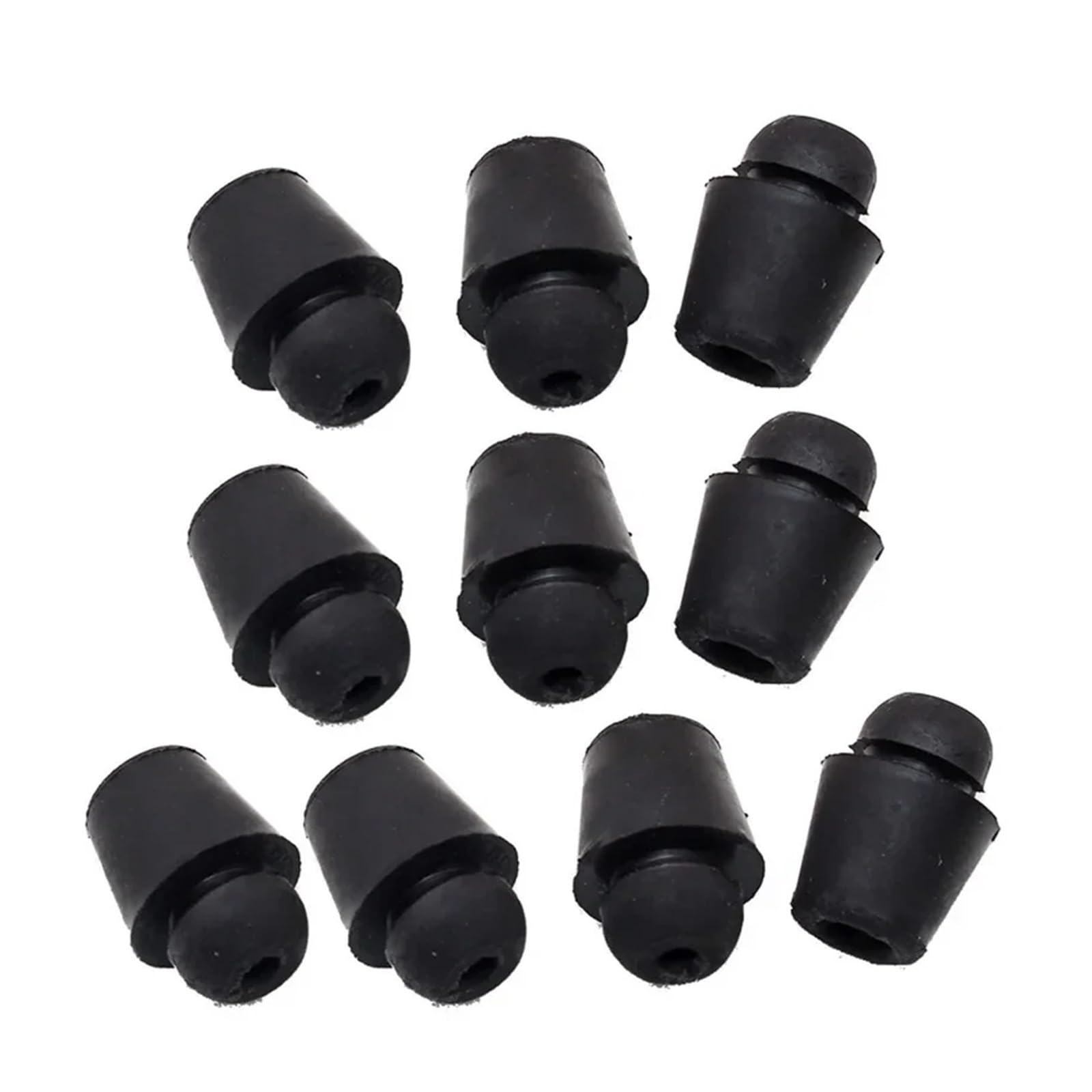KXFVYNE 10pcs Car Door Anti-Collision Gasket Shock Absorber Sticker Auto Hood Trunk Anti-Noise Pad Anti-Shock Thickening Buffer Mat