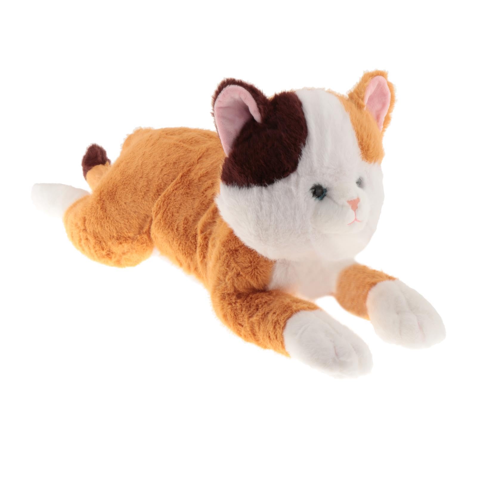 Juguete Realista de Gato, Coleccionable, Decoración para Guardería, Peluche para Niños, Niñas, Adolescentes Y Toda La Familia, Amarillo