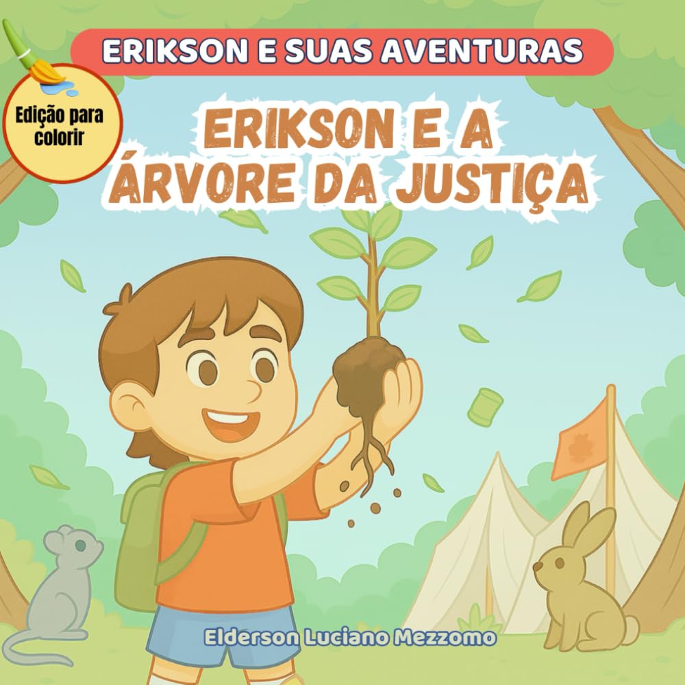 Erikson e a Árvore da Justiça: Edição para Colorir (Erikson e Suas Aventuras)