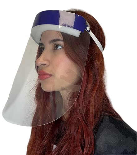 Mystic Romance Paquete de 10 protectores faciales  Protección facial completa antivaho reutilizable  Equipo de seguridad transparente para el