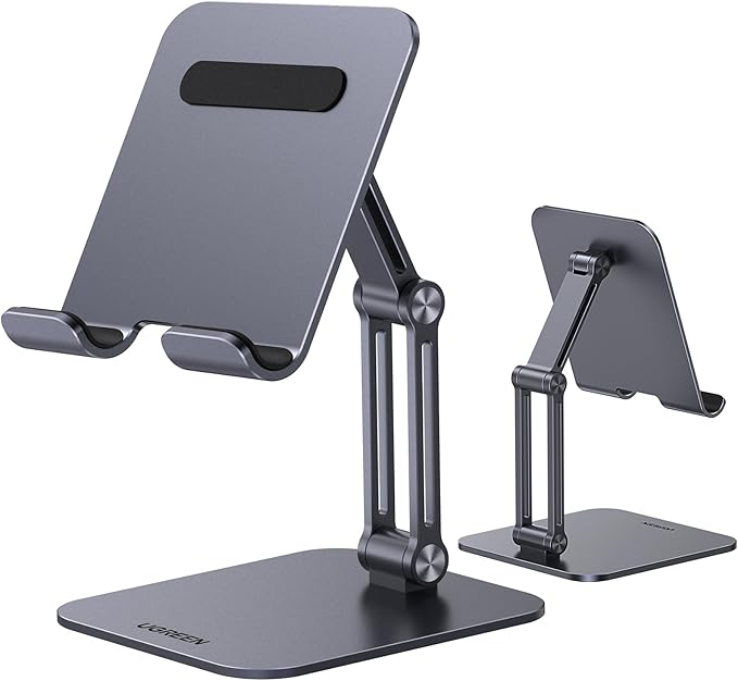 UGREEN iPad Stand for Desk Height Angle Adjustable iPad Pro Stand Heavy