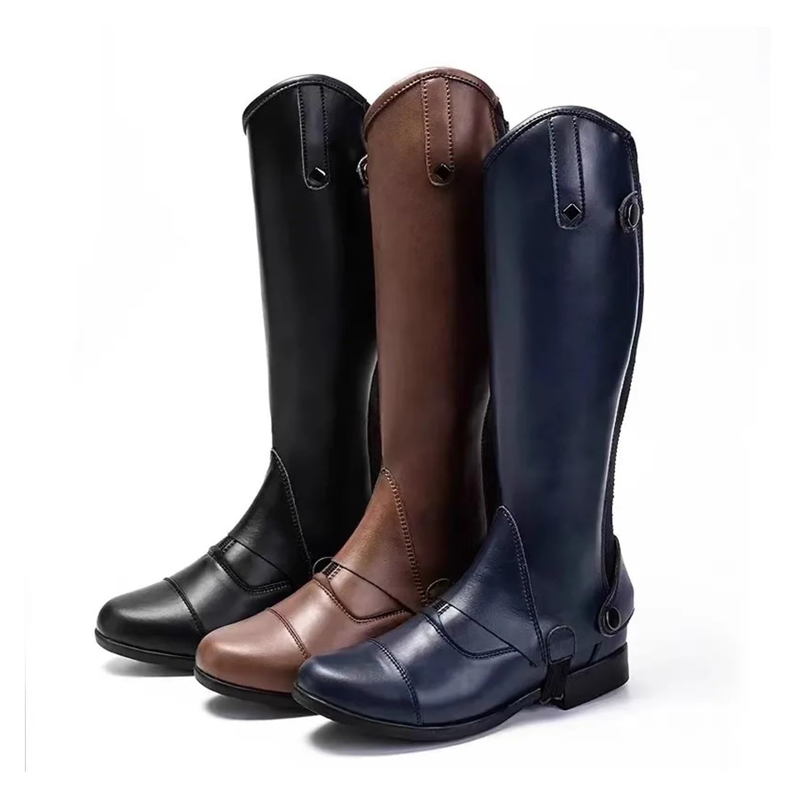 Reiten Half Chaps Reitleggings, Reitsport-Reitleggings, Reitausrüstung, Schutzlederhose, Radleggings