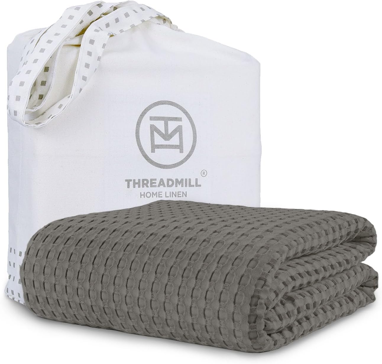 Cooling Bamboo Waffle Blanket