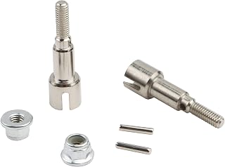 M16107 Metal Rear Wheel Shafts & Pins & Lock Nut M4 Accessories Spare Parts for 1:16 16889 16890 HM161 RC Cars
