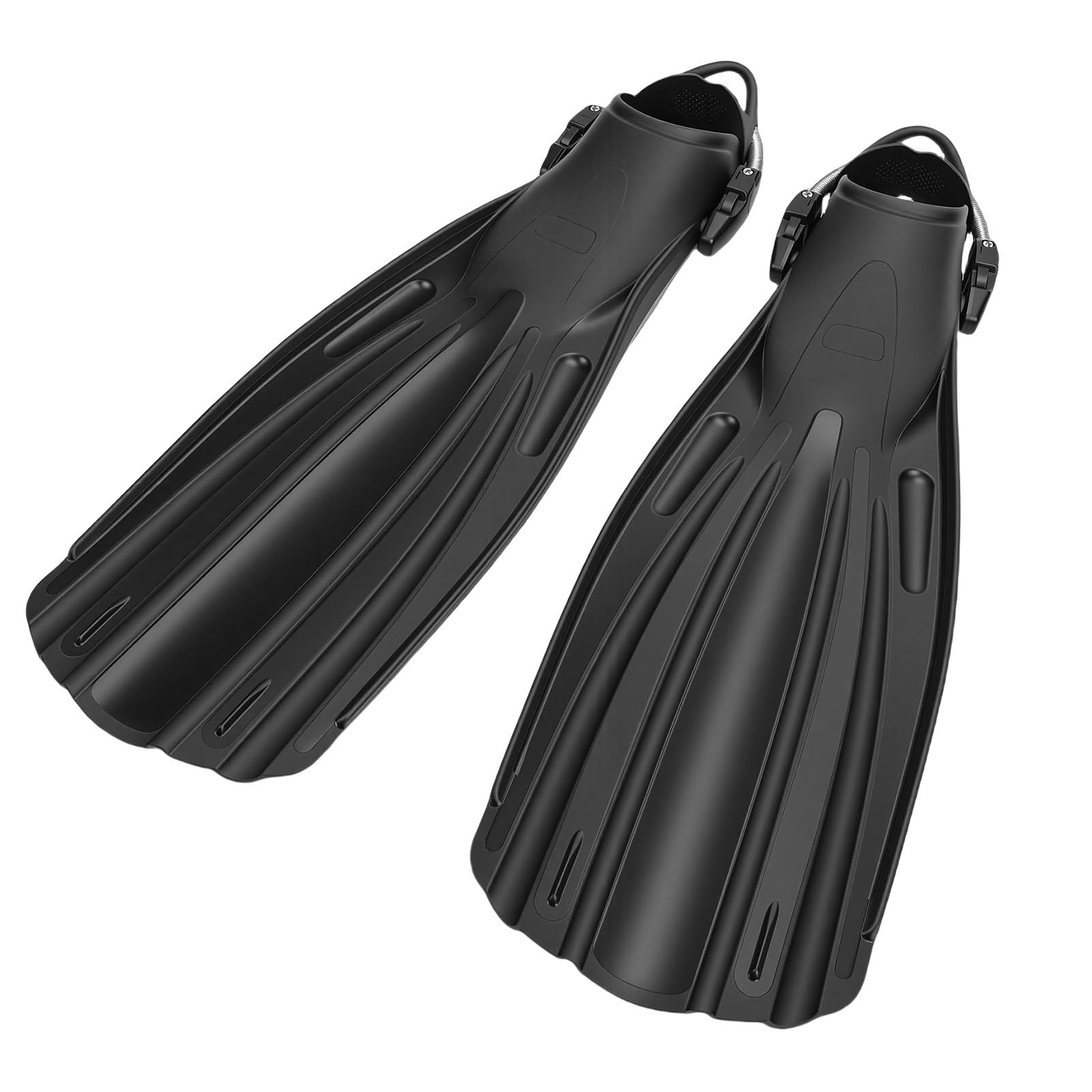 Cryfokt Aletas de Buceo, Hebilla Ajustable, Aletas de Buceo de Material TPR, de Snorkel con Bolsa de Almacenamiento para Snorkel, Natación, Apnea, Viajes para Adultos
