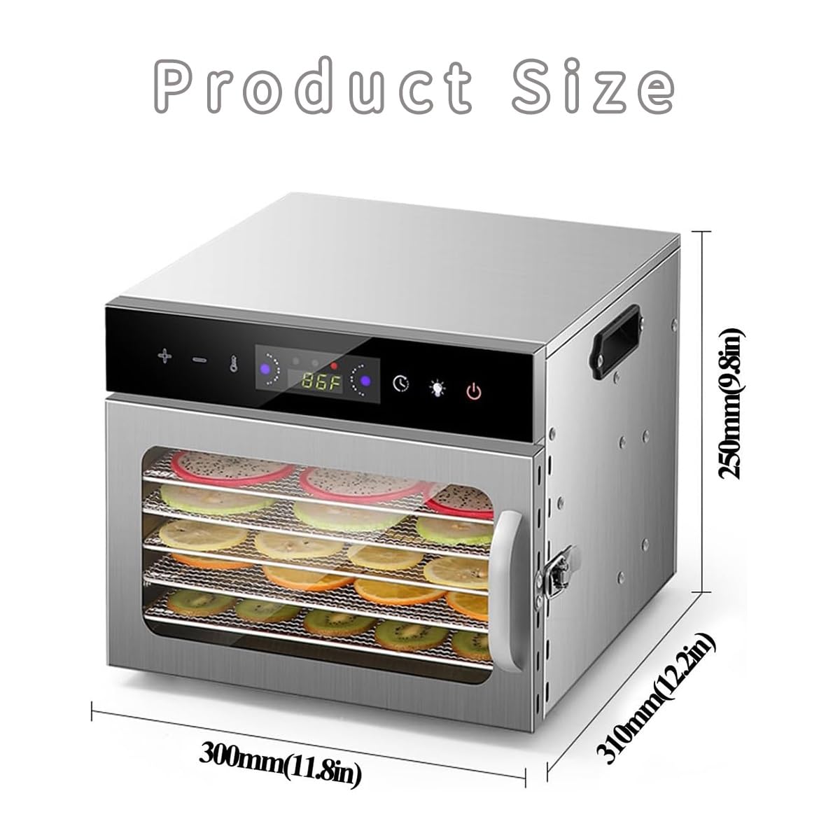 Amazon.co.jp: Generic 食品乾燥機 6層 フードドライヤー 小型