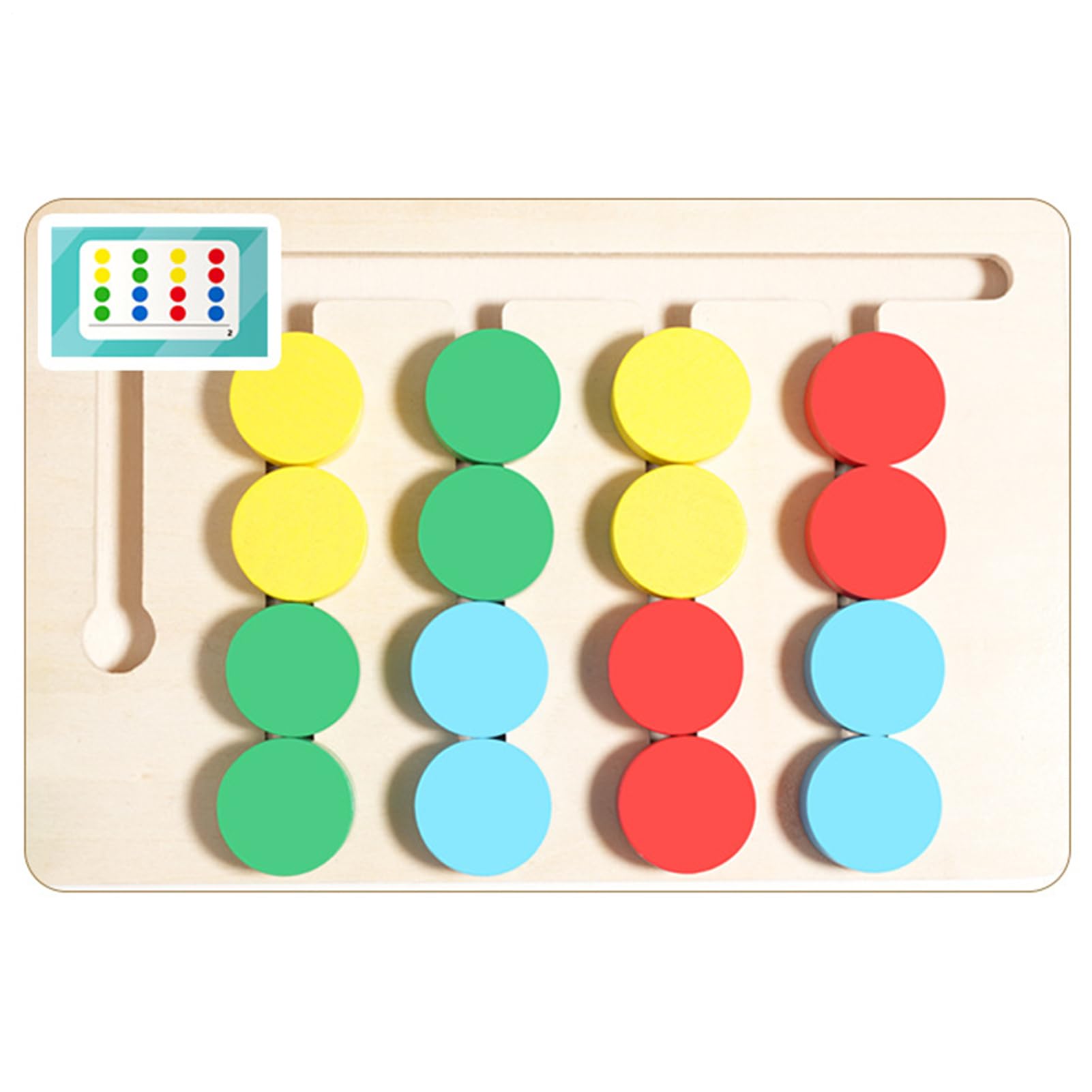 Giochi Di Incastri Per Bambini Labirinto Sensoriale Con Perline In Legno Da | Giocattolo Educativo Multifunzione Per Asilo Casa Viaggi