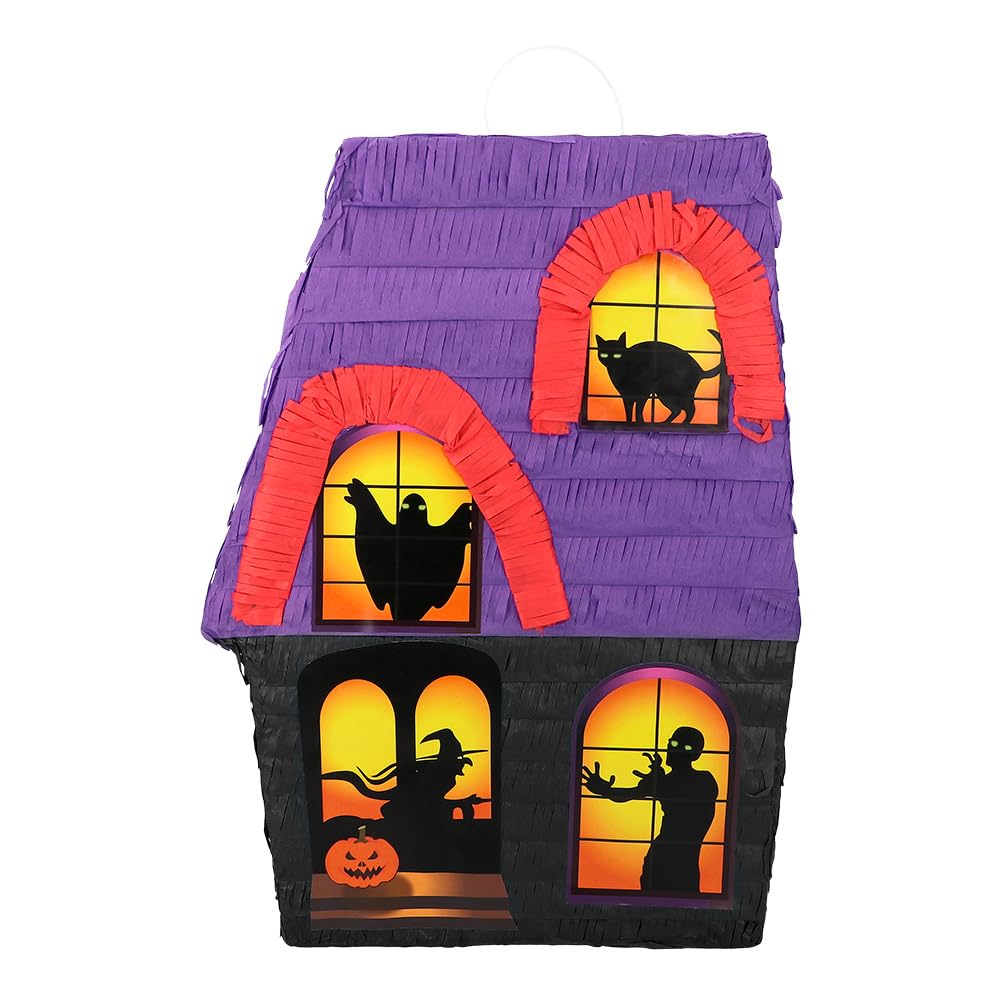 Boland 30982 Pinata Spit House, 33 x 10 x 45 cm, Hanging Decoration, Decoration for Birthday, Theme Party and Carnival