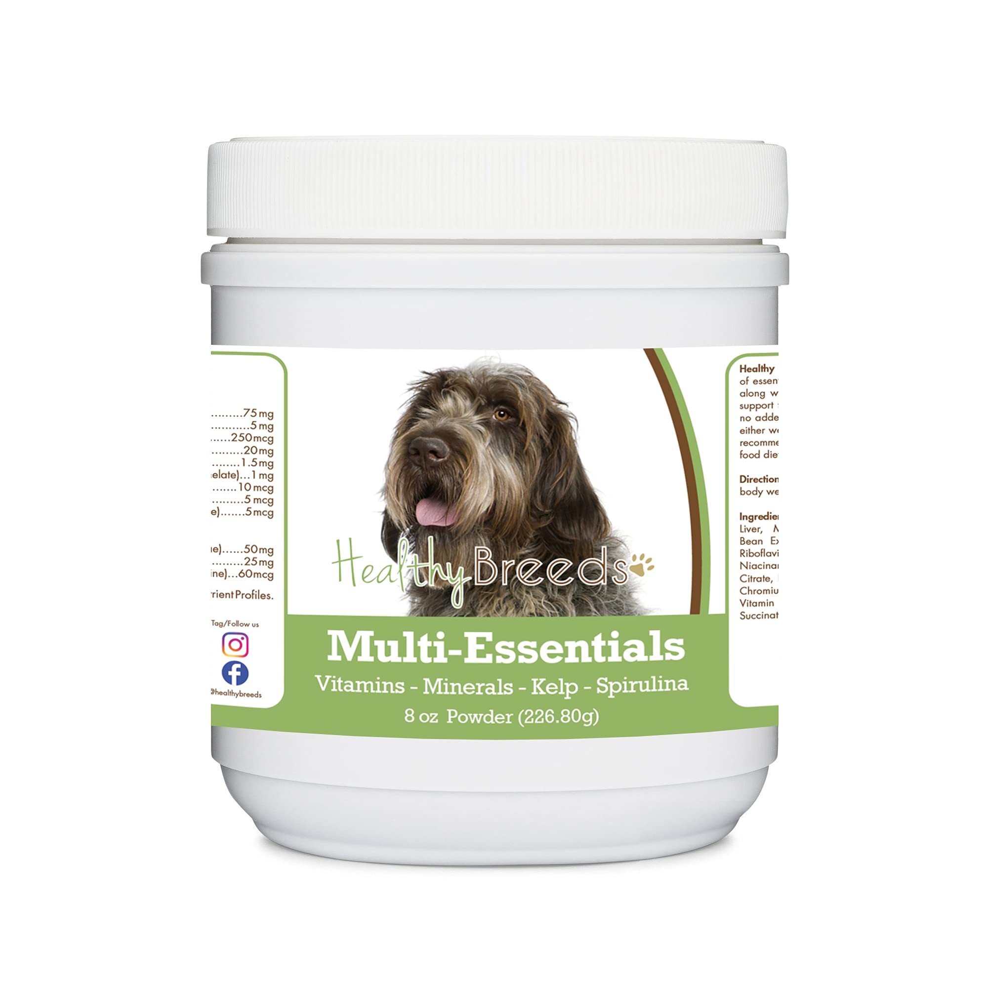 Healthy Breeds Wirehaired Pointing Griffon Multi-Essentials Powder for Dogs 8 oz