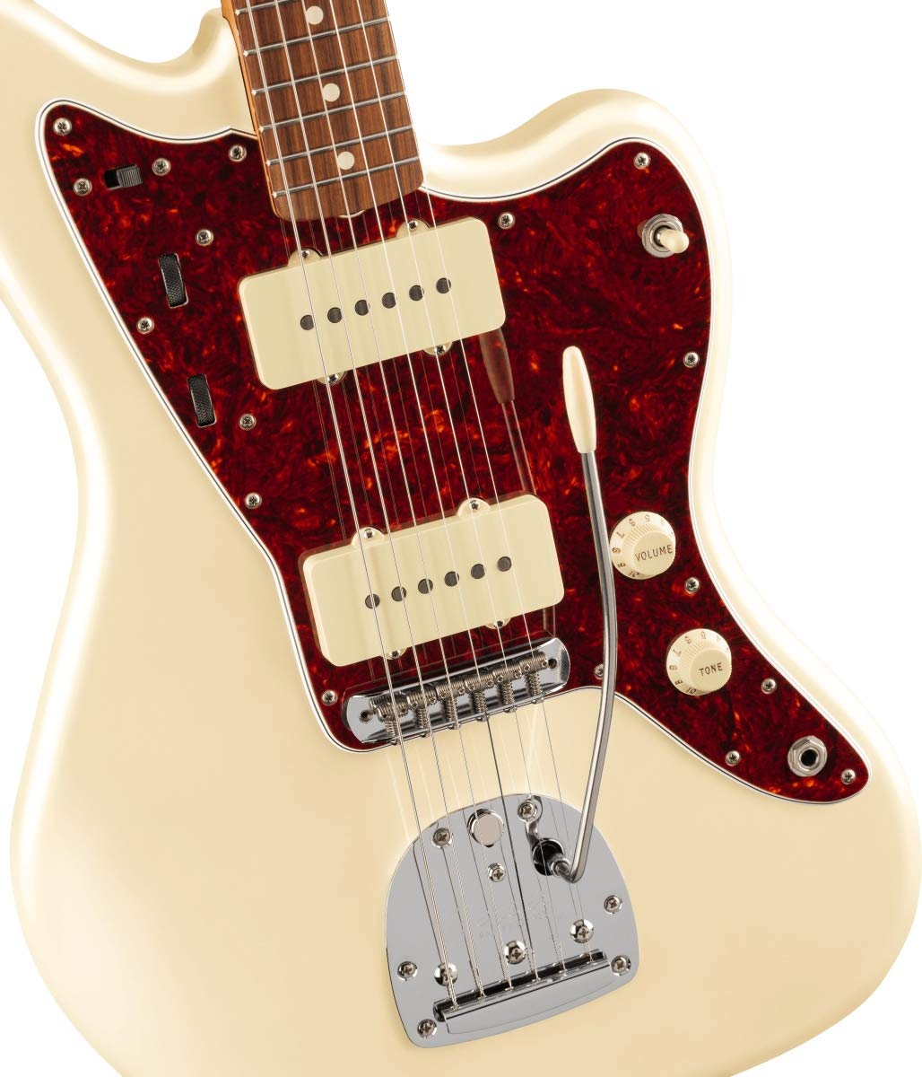 Amazon.com: Fender Vintera 60s Jazzmaster Electric Guitar, Olympic