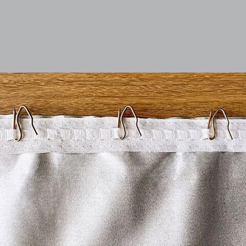 Yurro S-Hook Sliver Blackout Curtain Lining Thermal Insulation Window Curtain,Noise Reducing Light Blocking Liner For Pencil Pleat & Eyelet Curtains (250X220cm,)