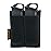 EXCELLENT ELITE SPANKER Tactical Open Top Double/Triple Pistol Mag Pouch for Glock M1911 92F Magazines 40mm Grenade(Black)