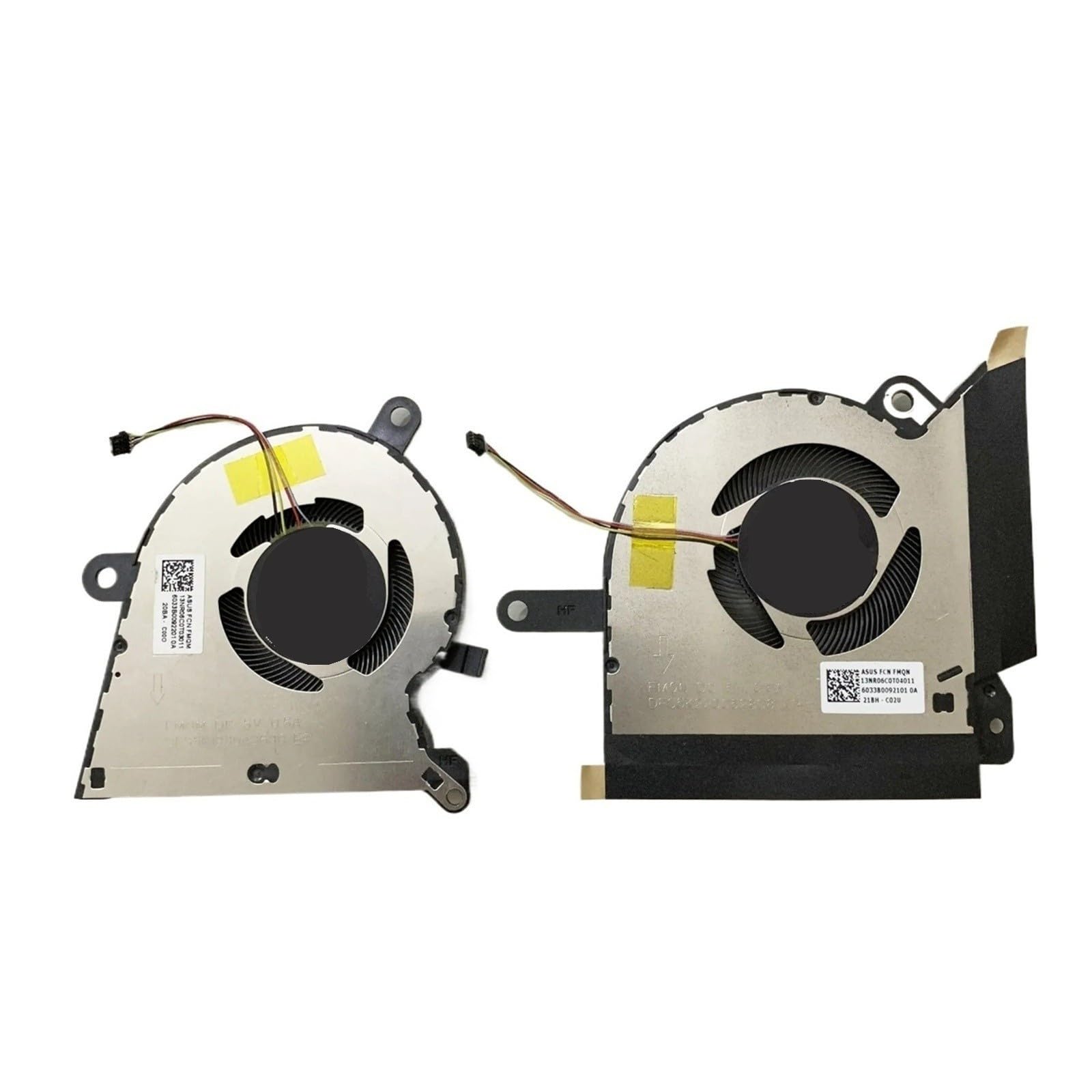 Ventola di Raffreddamento for CPU Portatile, Compatibile con ASUS, DC5V DFS5K223052838 FMQN 13NR06C0T04011 DFS5K123043638 FMQM 13NR06C0T03011 Ventilatore(FMQN Fan)