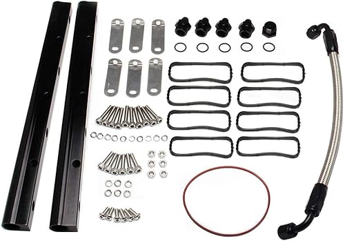 Miniatura 7 de Top10 Racing Colector de admisión para cuerpo del acelerador de 102 mm fabricado en metal EFI 15 apertura del acelerador compatible con Chevrolet