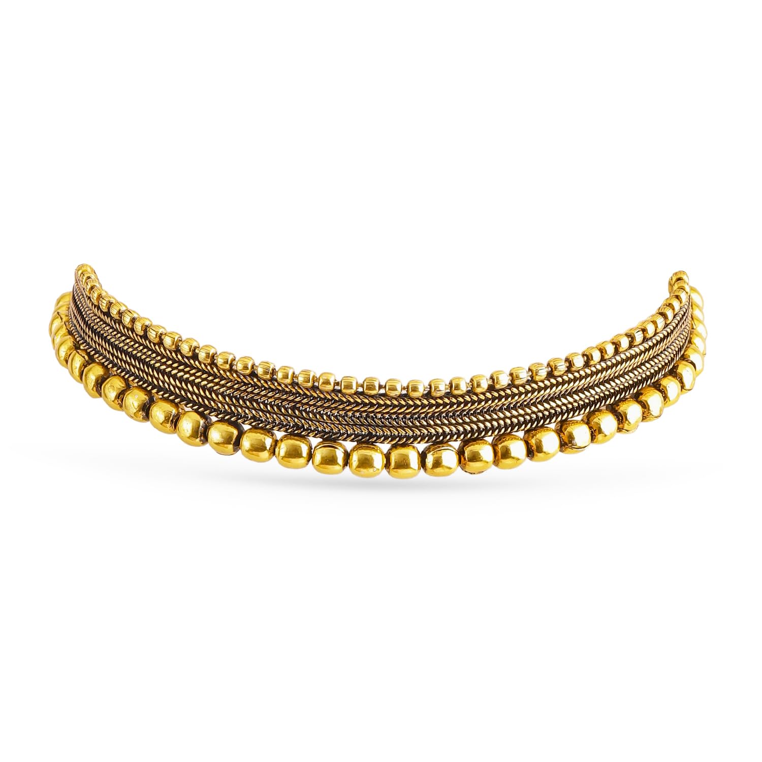 rubans Choker Necklace Oxidised Gold Plated Brass Antique Jewellery Gift for Women & Girls-picture-40