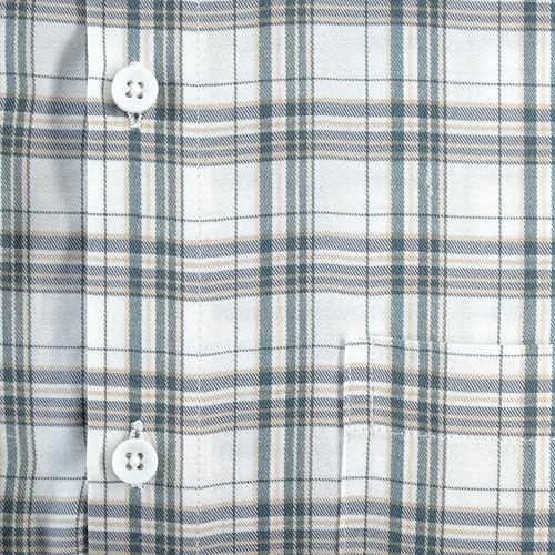 Image of 7-DAYS Men's Premium Checks Formal Shirt - Cotton Rich, Regular Fit, Full Sleeve, with Pocket, Wrinkle Resistant - Stylish Office & Everyday Wear.