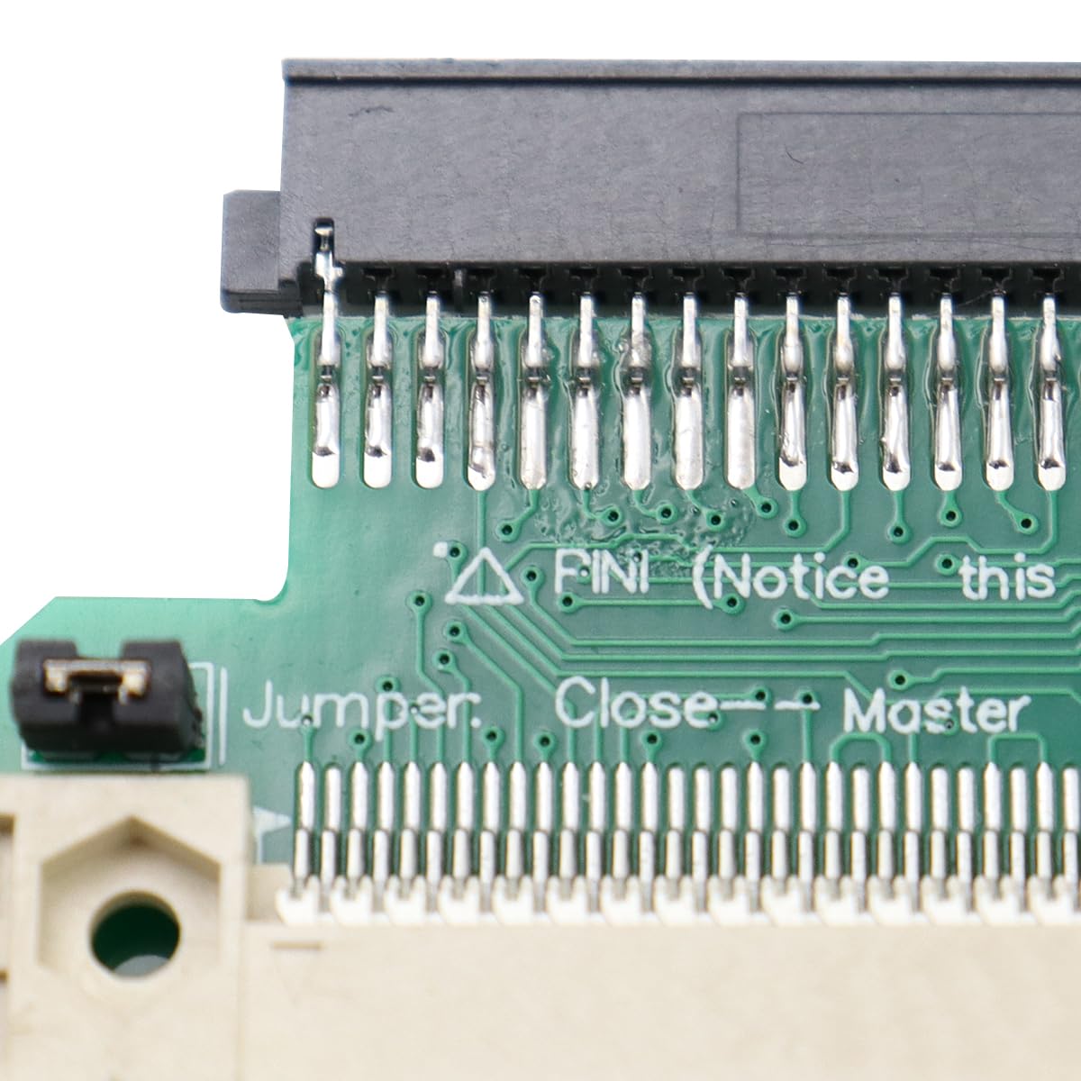 POFET Adaptateur de Carte CF vers IDE 50 Broches 1,8 Pouces Adaptateur de convertisseur de Disque Dur SSD, Carte mémoire Flash compacte CF