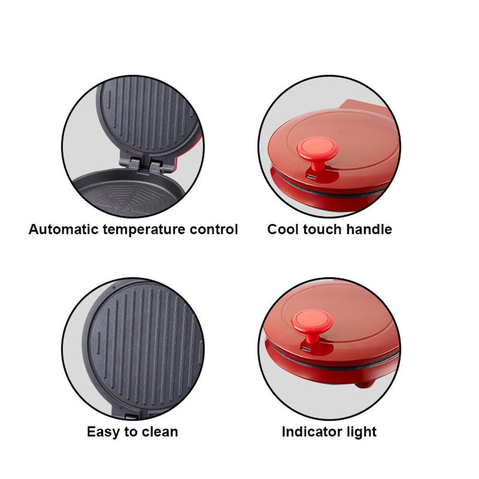 Maker Pizza Calzone Maker Stuffy Household Non Stick per Cucina Crepes