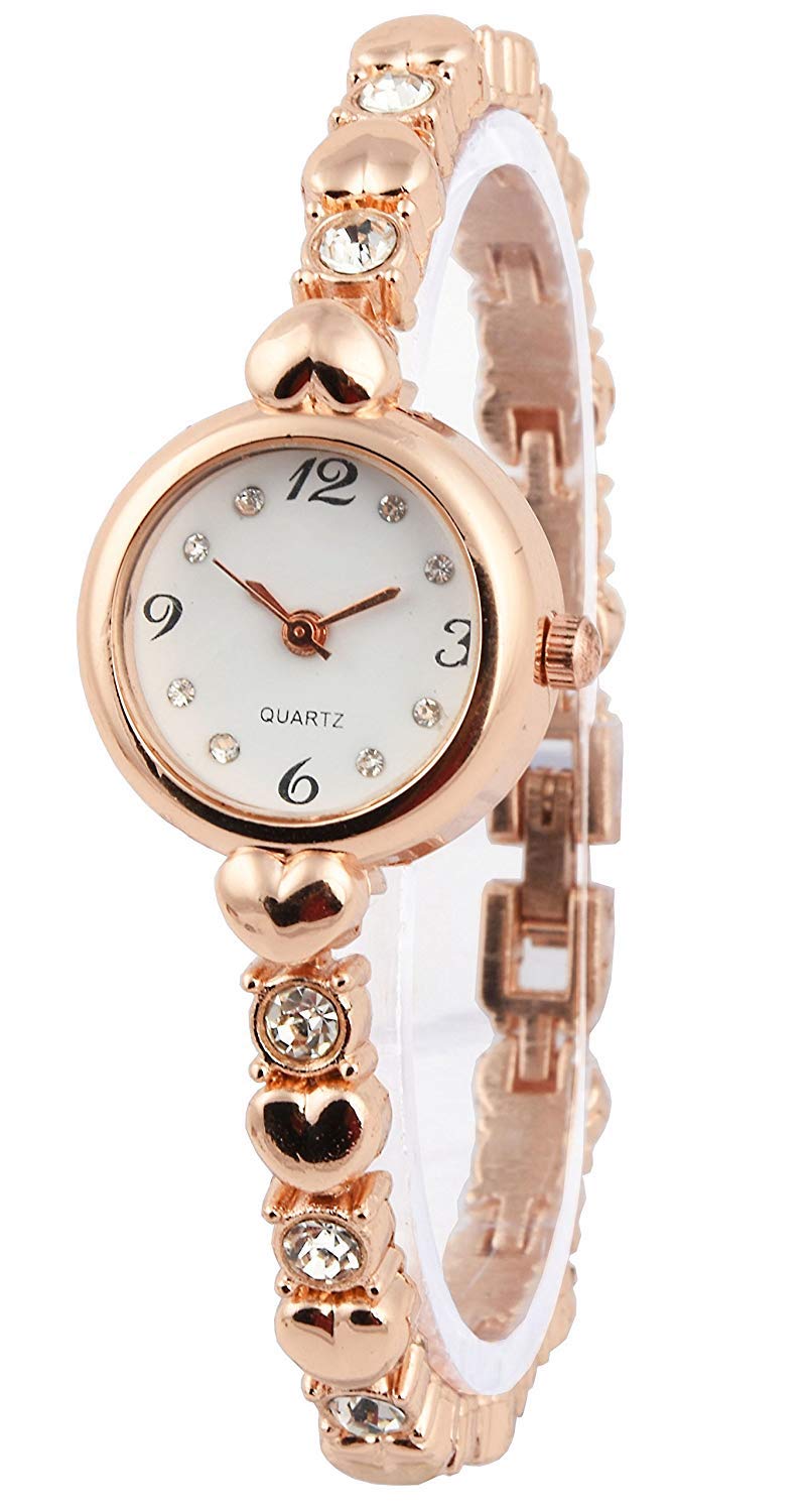 HORCHIS Casual Analog White Dial Womens Stainless Steel Watch-HORC_ENT_11540 (B08BG2HY19) Amazon Price History, Amazon Price Tracker
