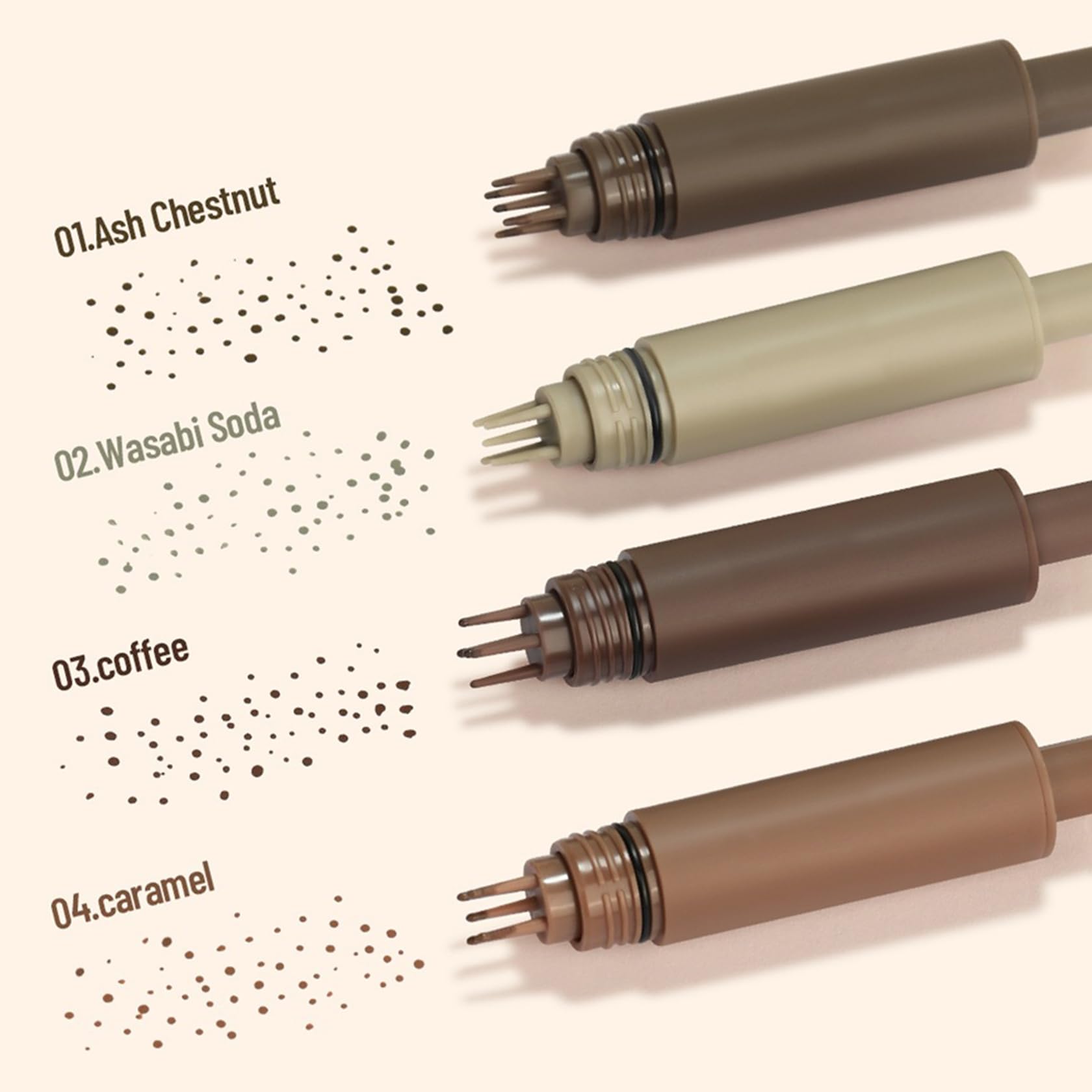 Sunkissed Dot Freckle Stamp, Five-Point Applicator For Natural-Looking Faux Makeup - Image 3