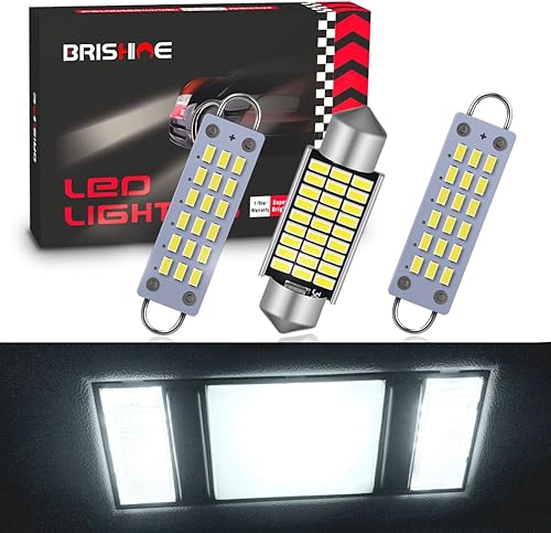 Miniatura 1 de Bombillas LED de cúpula interior de color blanco extremadamente brillante compatibles con Chevy Silverado C1500 K1500 Pickup y GMC Sierra 1988 1989