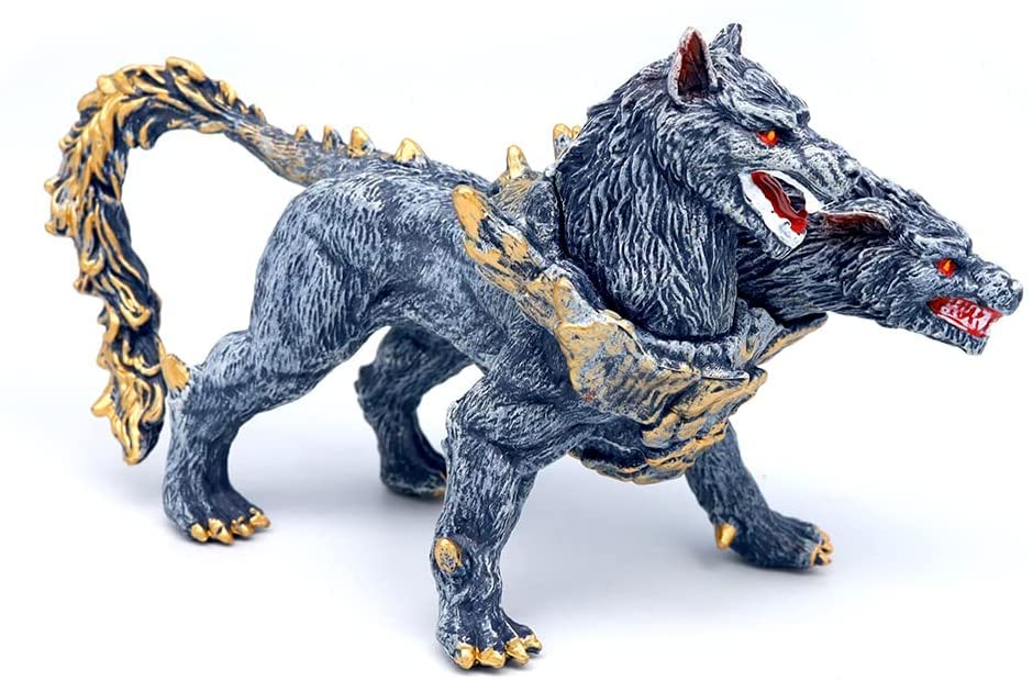 Doyomtoy Zerberus Golden Blue Zerberus, Warcraft Golden Toys Kids Toys - Figura de acción de juguete para niños