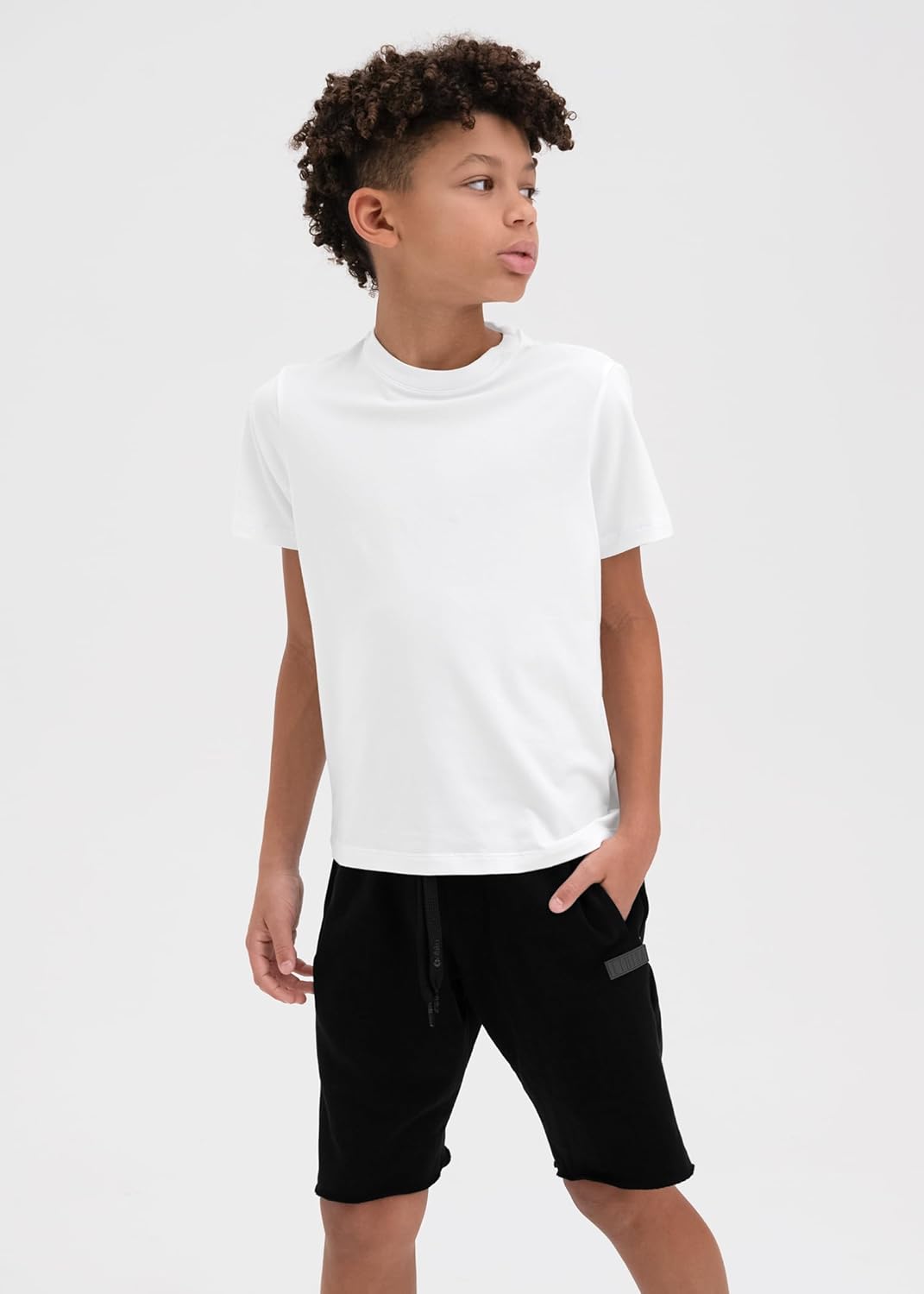 Ethika Boy's Raw Edge Short, Youth Casual Shorts, Boy's Athletic Shorts with Pockets - Image 2