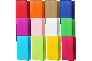 Zhehao Colored Paper Bags: 120 Pack of Party Favor and Small Gift...