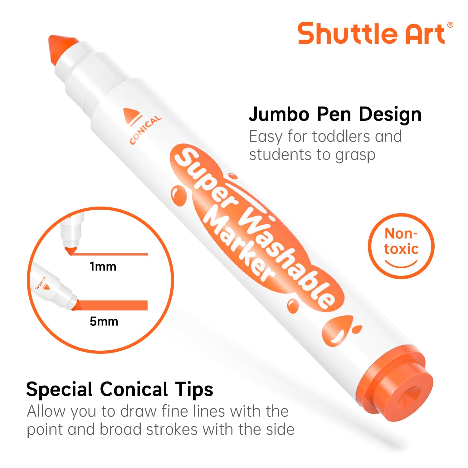 Shuttle Art Super Washable Markers - Image 3