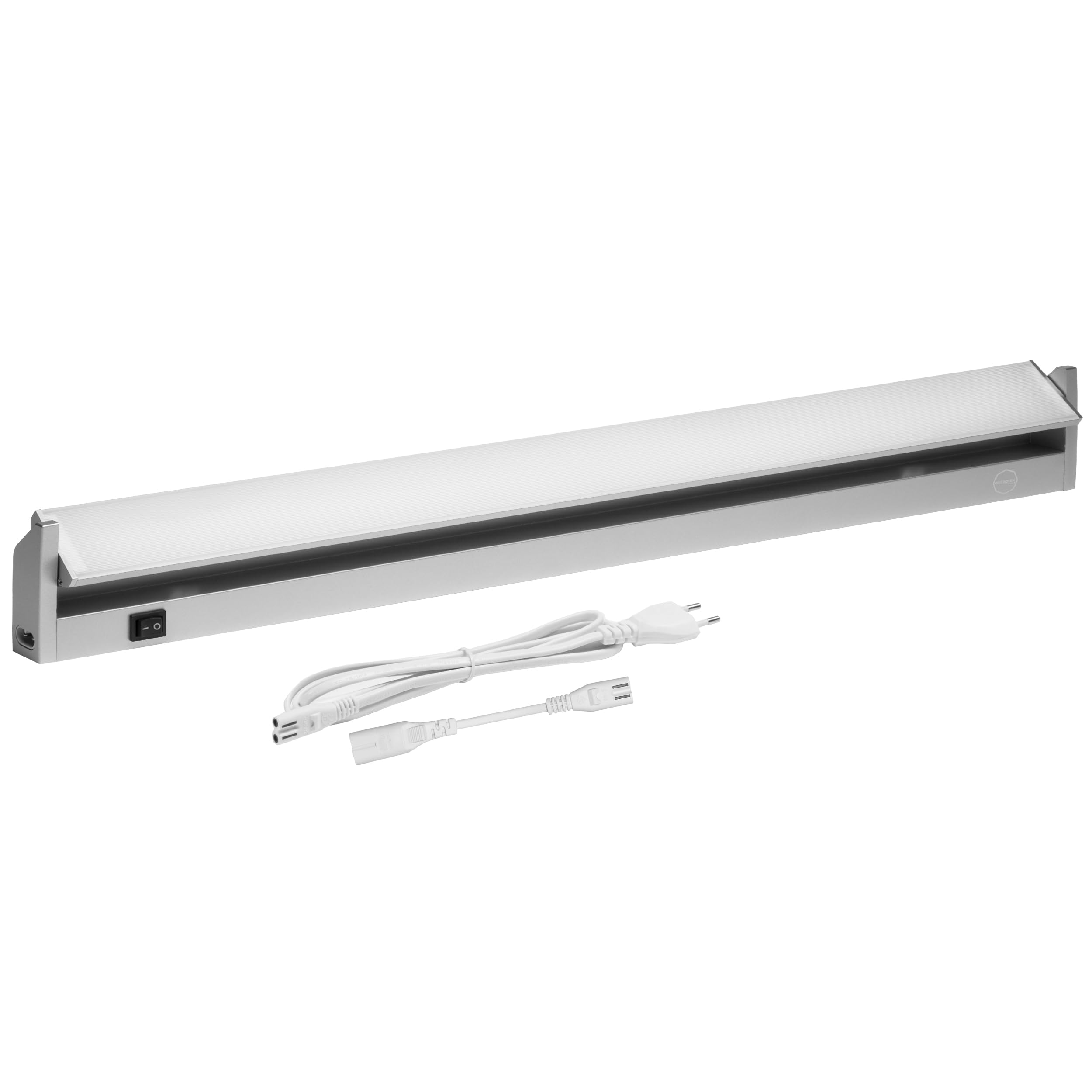 Oktaplex Rota sottopensile cucina orientabile LED 1615 lumen 3000K bianco caldo 91cm 14,6W illuminazione cucina alluminio con interruttore 230V