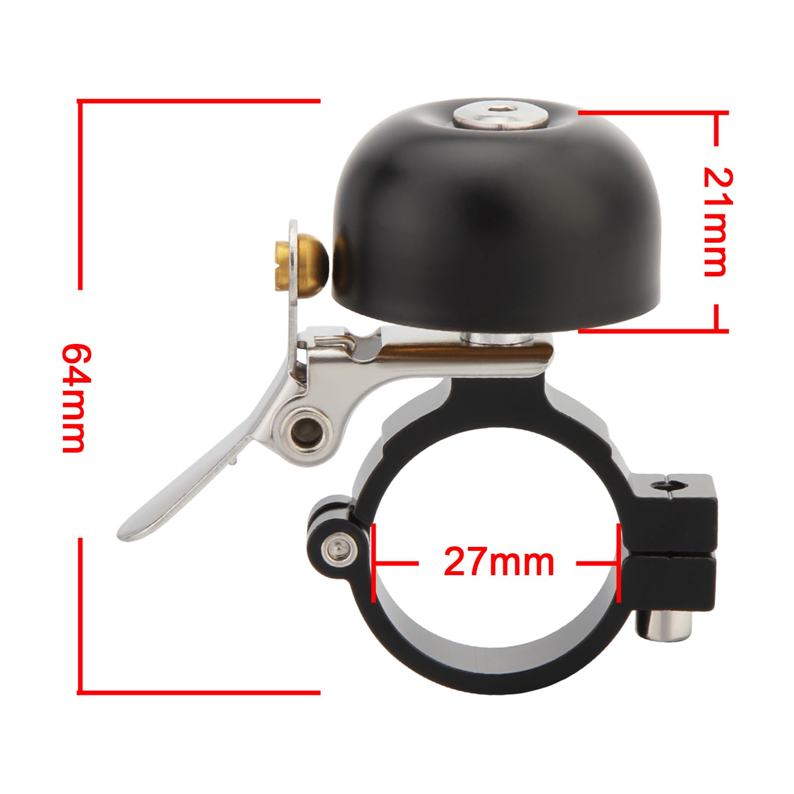 Twilight Garage Cycling Bell Vintage Bike Bell for Handlebars Bicycle Bell with Loud Crisp Clear Sound - Image 2