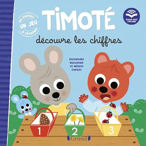 Timoté découvre les chiffres (Écoute aussi l'histoire) Album jeunesse - À partir de 2 ans