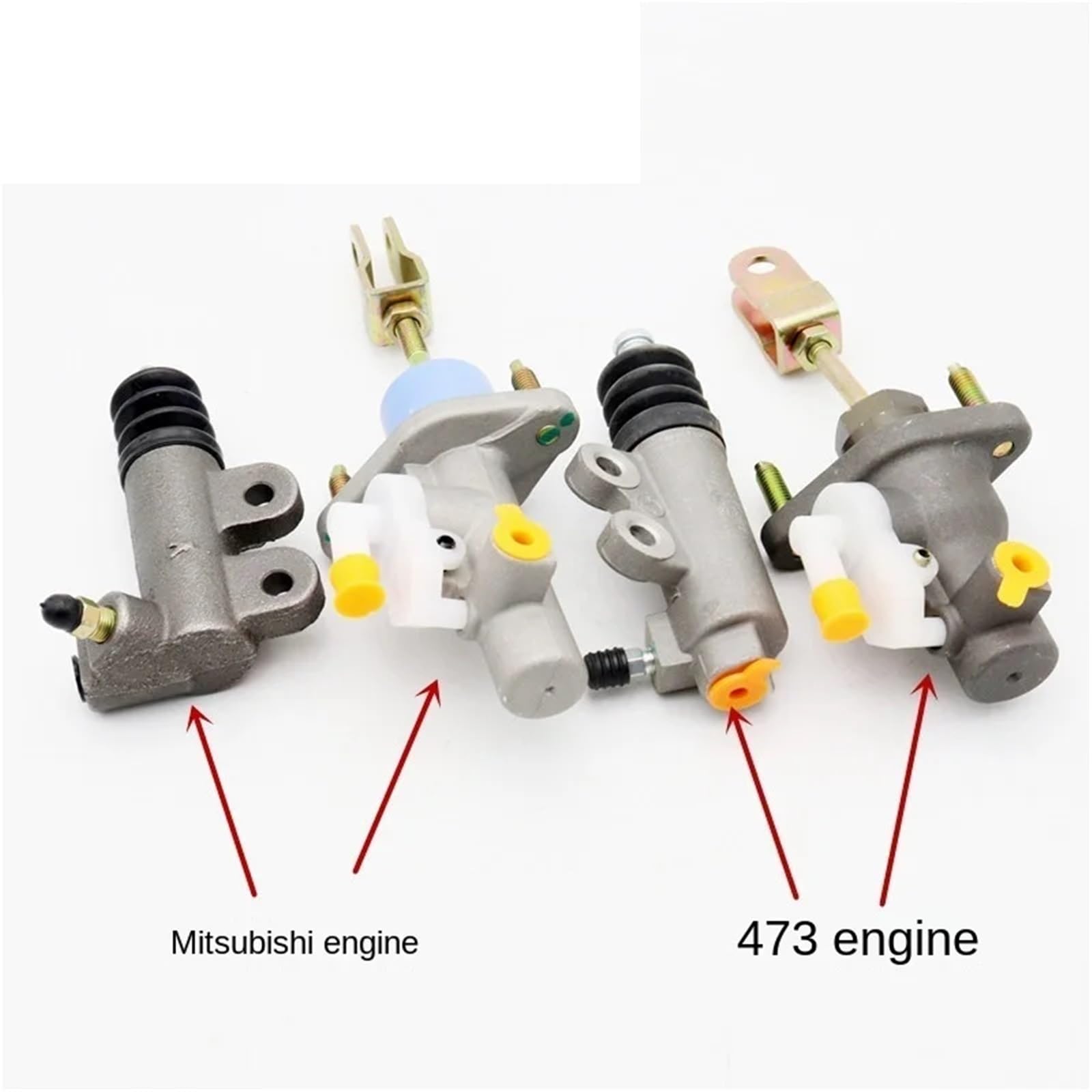 Kit frizione completa Cilindro principale della frizione per auto, cilindro secondario, adatto per BYD F3 F3R G3 L3(Black)