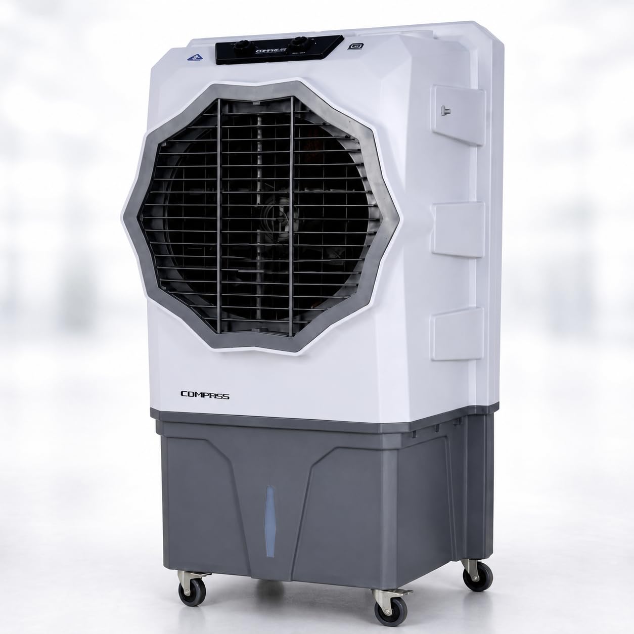 ROCKSUN High-Performance Desert Air Cooler with 135L Tank, 19" Fan, 4800 m³/h Air Flow, 350W Motor, Honeycomb Cooling Pads, Heavy Duty Wheels for Home, Office & Outdoor Use-image-19