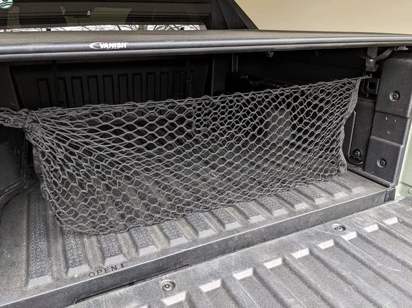 Miniatura 5 de Red de carga organizadora de maletero para Hyundai Santa Cruz 2022-2025  Red de carga estilo sobre para camioneta  Organizador de maletero de coche