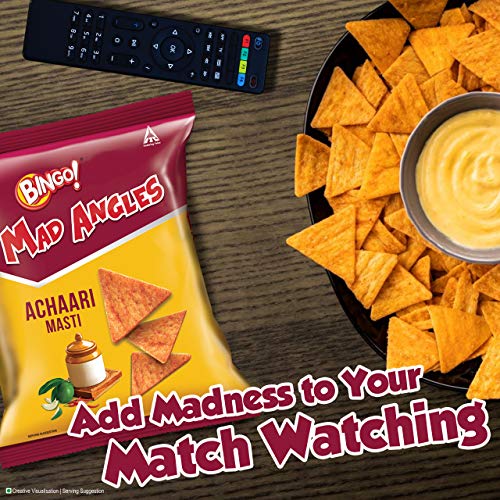Image of Bingo Mad Angles Namkeen - Achaari Masti, 72.5 g