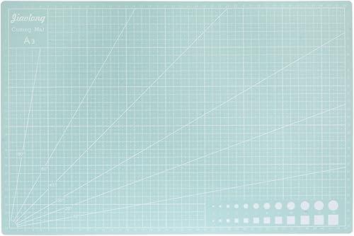 HARFINGTON Alfombrilla de corte autorreparable A3 de 18 x 12 pulgadas, tabla de cortar de doble cara para manualidades, trabajo de arte, corte de