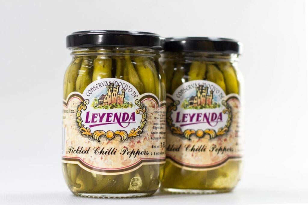 Piparras sweet spicy green chillies 180g (PACK OF 2)