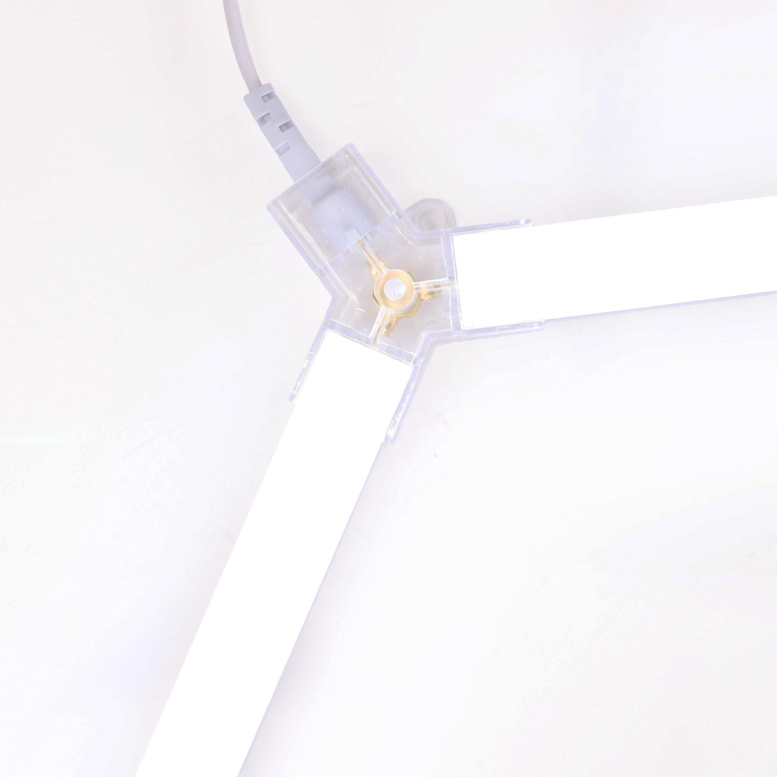 EinParts EPHCL01 lampa LED Hexagon 83x95 cm 1 moduł 5280 lm 6500K zimna biel do garażu warsztatu detailingu