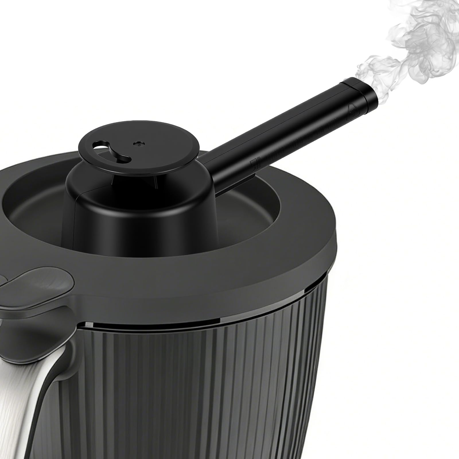 SelfTek Desviador de Vapor para Thermomix TM7 - Accesorio de Redirección de Vapor con Protección Anti-desbordamiento, Accesorio de Desvío de Vapor, Resistente al Calor, Campana Extractora, Gira 360°