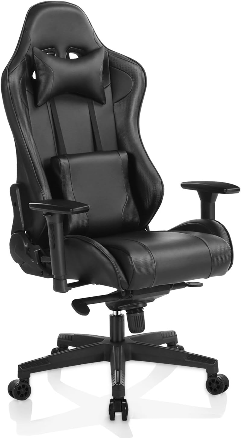 HEALGEN Back Massage Gaming Chair with Footrest,PC Computer