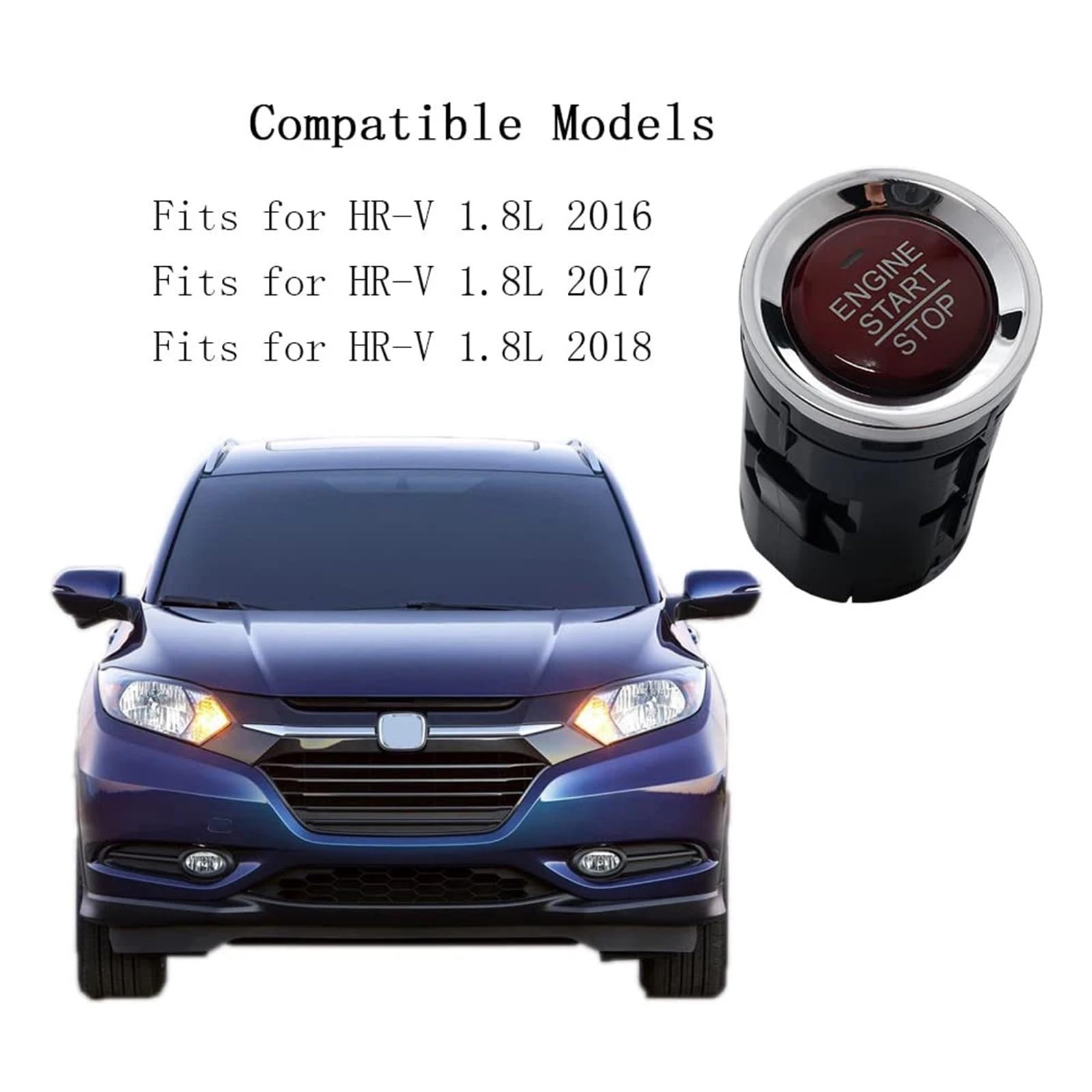 Przełącznik kluczykowy silnika Start/Stop, przycisk, jeden, pasuje do HR-V 2016 2017 2018 1.8L 35881-T4N-H02 Wyłącznik zapłonu samochodu