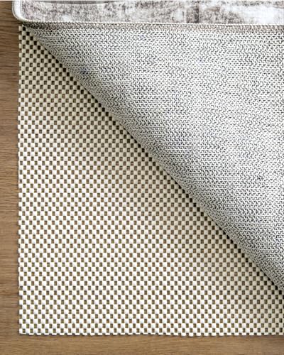 DEXI Rug Pad Gripper for Hardwood Tile Floor, 3x6.5 Non Slip Under Carpet Padding Cushioned, Waterproof Thick Walking Pads for Area Rugs, White - Image 3
