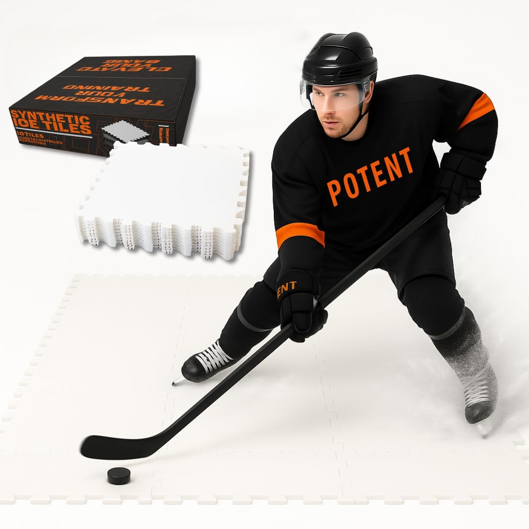Potent Skateable Synthetic Ice Hockey Tiles